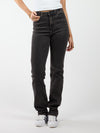 Grace Straight Leg Jeans | Dark grey | Stretch | Tall