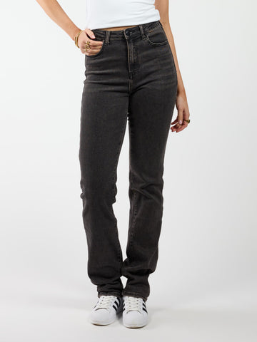 Grace Straight Leg Jeans | Dark grey | Stretch | Tall