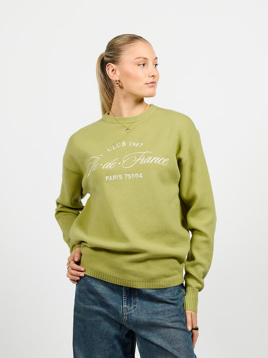 Camille knit | Groen | Tall