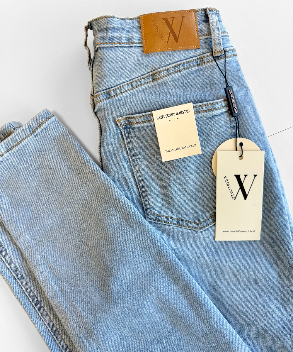 Hazel Skinny Jeans | Blauw | Stretch | Tall