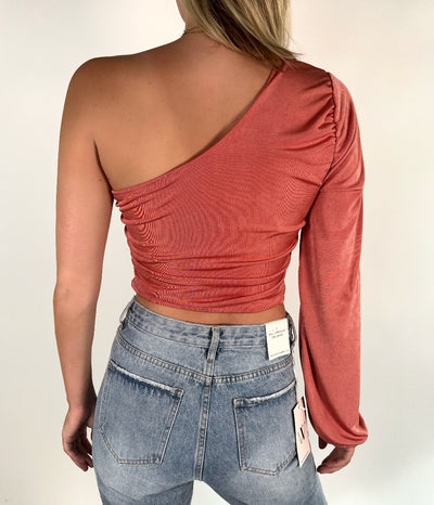 One shoulder top | Blush | Tall