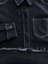 Indy | Co-ord | Denim jacket | Navy blauw | Stretch | Tall