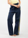 Izzy pants | Navy with yellow stripe | Tall