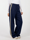 Izzy pants | Navy met gele streep | Tall