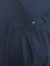 Jip | Wide-leg trousers with pleats | Navy | Tall
