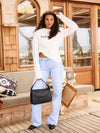 Josie | Mid Waist Jeans | Lichtblauw | Stretch | Tall