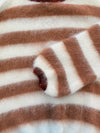 Kaya Knit | Terracotta gestreept | Tall