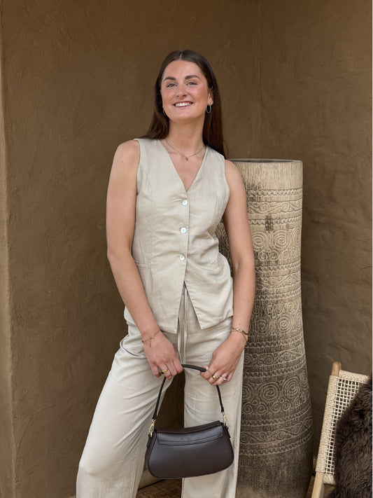 Lauren gilet | Beige | Tall