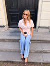 Leela getailleerde blouse | Lichtroze | Tall