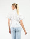 Leela getailleerde blouse | Wit | Tall