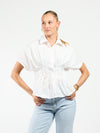 Leela getailleerde blouse | Wit | Tall