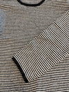 Leila Knit | Gestreept zwart wit | Tall