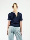 Le Marais top | Navy met wit | Tall