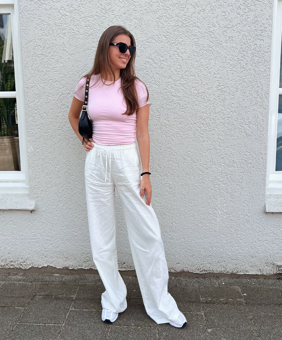 Lauren pants | Linen | White | Tall