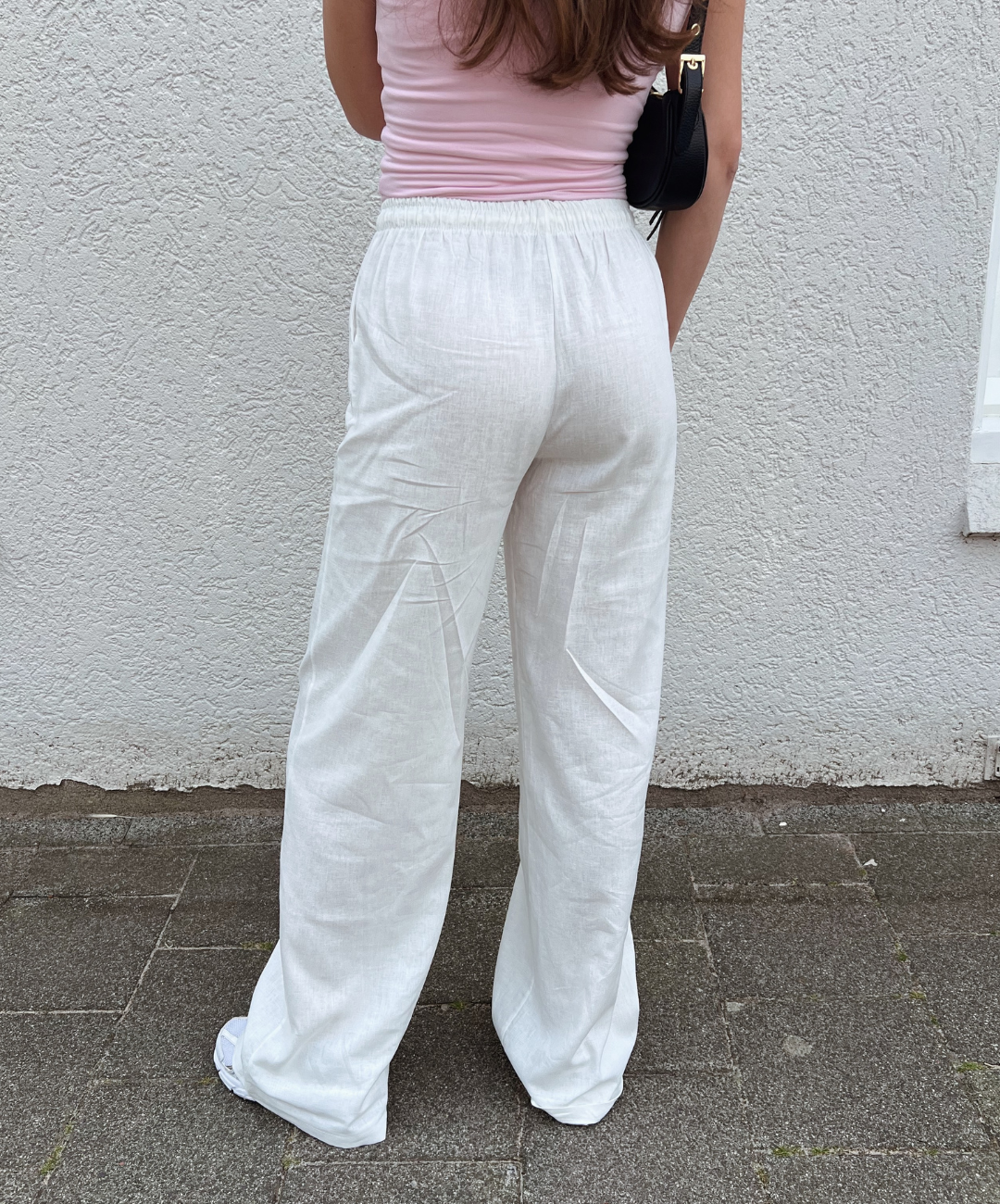 Lauren pants | Linnen | Wit | Tall