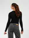 Liza long sleeve top | Black | Tall
