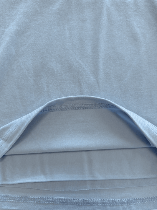 Liza short sleeve top | Lichtblauw | Tall