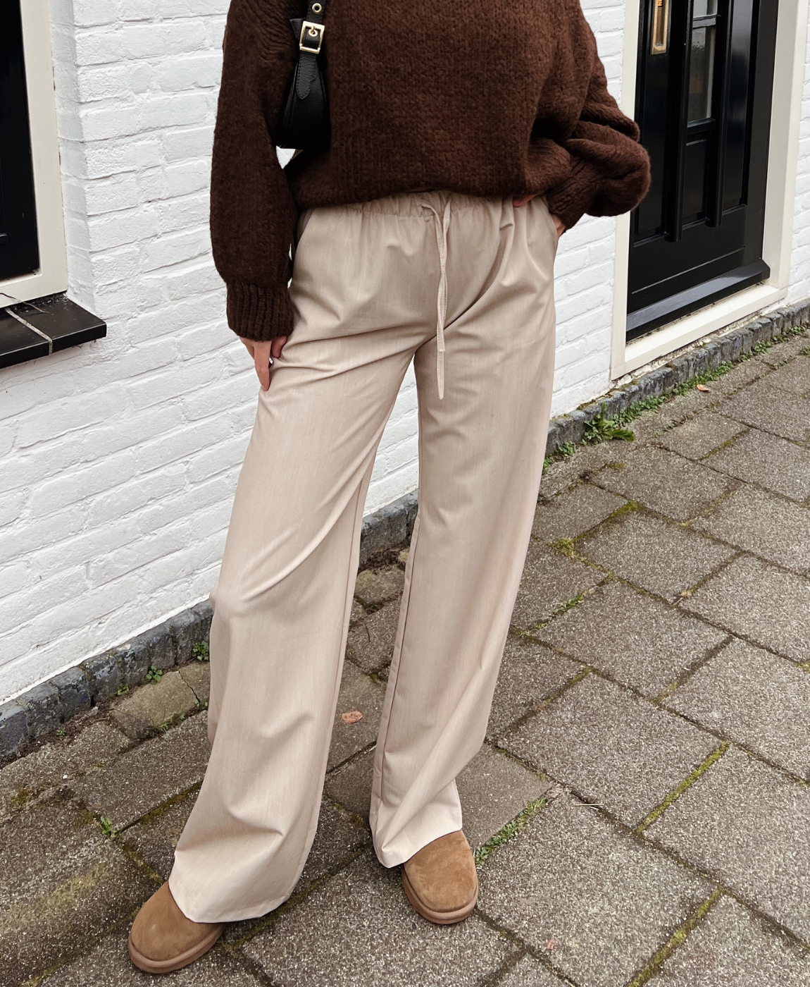 Lize pants | Beige Taupe | Tall