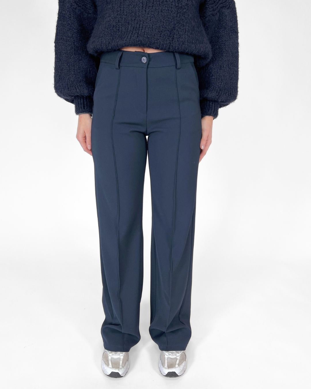 Marley | Wide leg pantalon | Navy | Tall