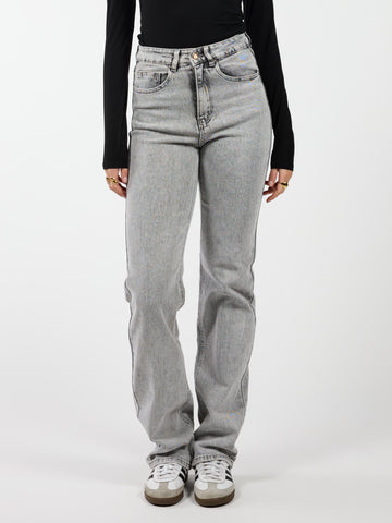 Lizza Mid Waist Jeans | Light grey | Stretch | Tall