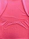 Lucie top open back | Short sleeve | Pink | Tall