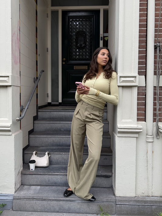 Mae Trousers | Green | Tall