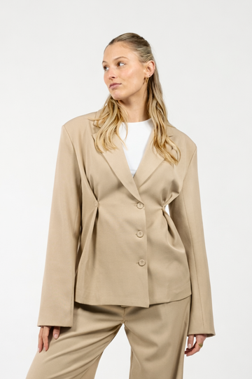 Mae getailleerde blazer | Beige | Tall