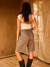Mauv | Stoffen Jort | Earthy olive | Tall