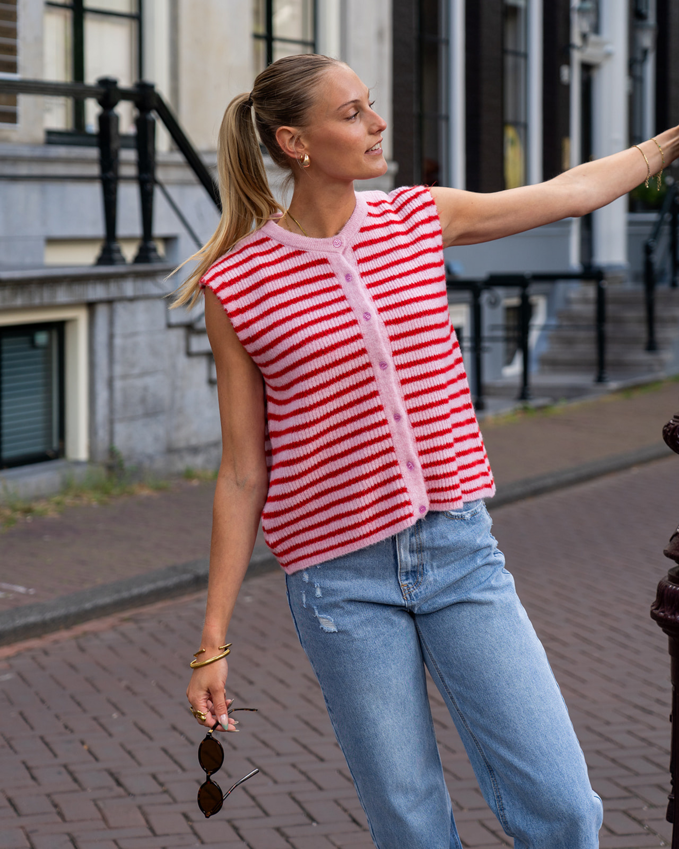May Wide Leg Jeans | Blue | Tall
