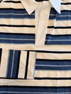 Maya Polo | Gestreept wit blauw | Tall