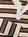 Maya Polo | Gestreept wit bordeaux | Tall