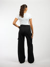 Mia | Cargo pants | Zwart | Tall