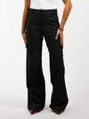 Mia | Cargo pants | Zwart | Tall