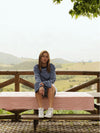 Nine Tee | Flared sleeve | Striped blue | Tall