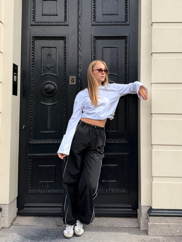 Noor Parachute Pants | Black | Tall