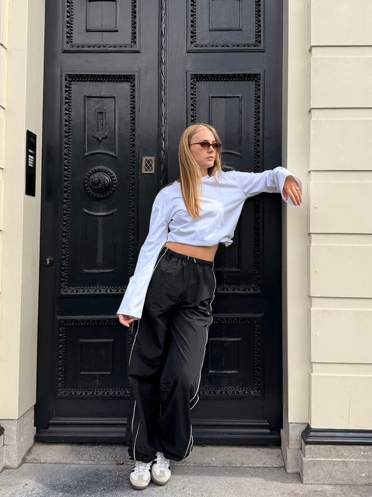 Noor Parachute Pants | Zwart | Tall