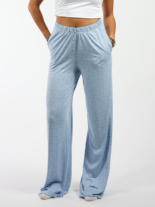 Nora pyjama pants | Co-ord set | Blauw | Tall
