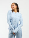 Nora pyjama top | Co-ord set | Blauw | Tall