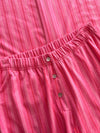 Nora pyjama pants | Co-ord set | Roze gestreept | Tall