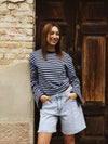 Riva | Denim Shorts | Light Blue | Tall