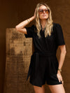Romee Playsuit | Zwart | Tall
