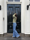 Romy Flared Jeans | Blue | Stretch | Tall