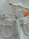 Roxy | Mid Waist Super Wide Leg Jeans | Light Blue | Stretch | Tall