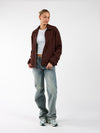 Lily jacket met kraag | Bruin | Tall