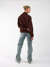 Lily jacket met kraag | Bruin | Tall