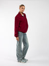 Lily jacket met kraag | Bordeaux | Tall