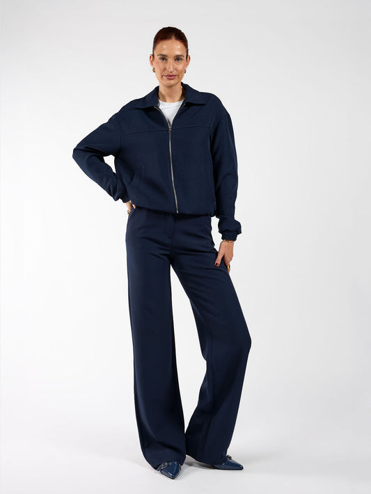 Lily jacket met kraag | Navy | Tall