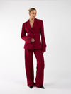 Lily getailleerde blazer | Bordeaux | Tall