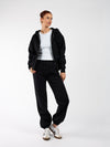 Khloé Zipper Hoodie | Zwart | Tall