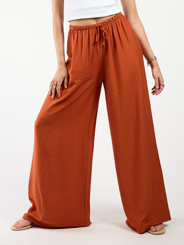 Steph | Wide leg pants | Terracotta | Tall